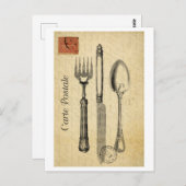 Kantoormachines -  Frans Briefkaart (Voorkant / Achterkant)