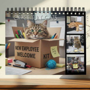 Kantoorpretkatten Fotokalender 2026 / Zakelijke Ka Kalender
