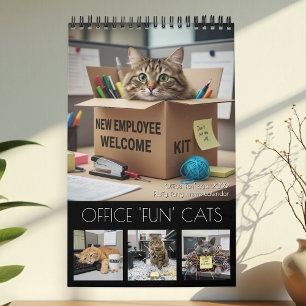 Kantoorpretkattenkalender 2026 / Kat Foto Kalender
