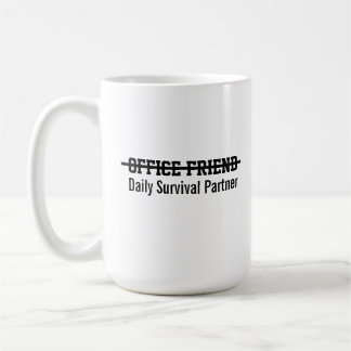 Kantoorvriend dagelijkse overlevingsmaat koffiemok