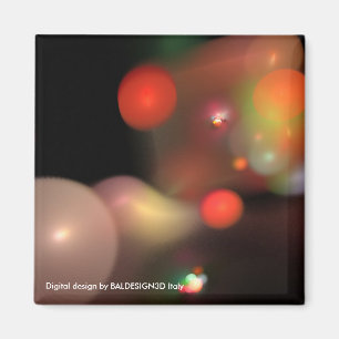 KANTUM BUBBLES Red violet Magneet