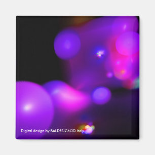 KANTUM BUBBLES Red violet Magneet