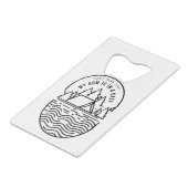 Kantwerk vandaag mijn arm is in een gegoten kredietkaart flessenopener (Voorkant Gekanteld)