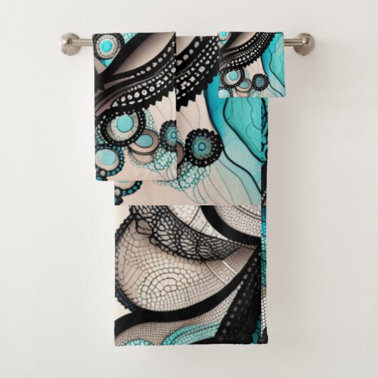 kantwerkster bad handdoek (Insitu)