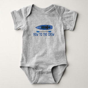 Kanu baby nieuw bij de bemanning kajakken romper