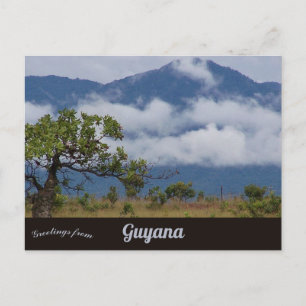 Kanuku-bergen gezien vanuit Lethem Guyana Briefkaart