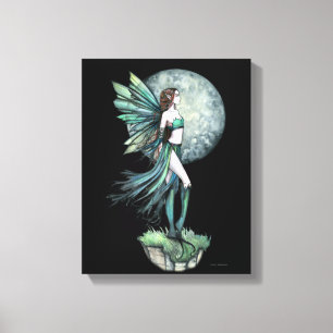 Kanvasprint met angstloze fee in lijst canvas afdruk