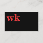 Kanzlei Visitenkarte Visitekaartje (Achterkant)