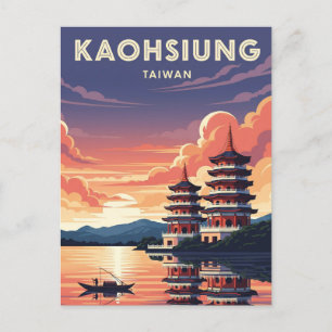 Kaohsiung Taiwan Reizen Briefkaart