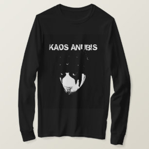 Kaos Anubis Long Meve B&W Face T-shirt