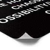 KAOS KARMA original poem poster (Coin)