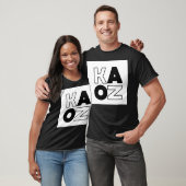 KAOZ black and white  T-shirt (Unisex)
