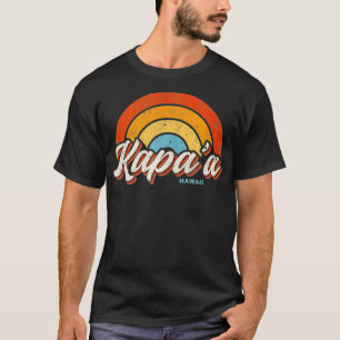 Kapa'a Hawaii HI Rainbow Retro 70s T-shirt