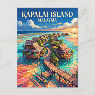 Kapalai-eiland Maleisië Briefkaart