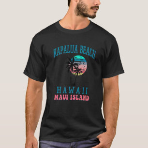 Kapalua Beach Maui Hawaii Beach Palm Summer T-shirt