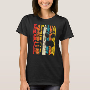 Kapalua Hawaii Hawaiian Tiki Totem Surf Su T-shirt