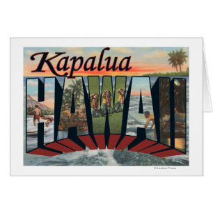Kapalua, Hawaii - Scènes de grandes lettres