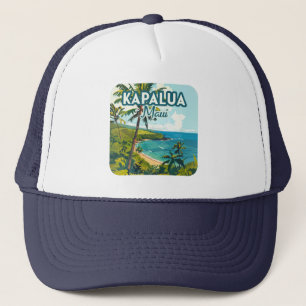 Kapalua Maui Hawaii Bay Beach Vakantie Retro Trucker Pet