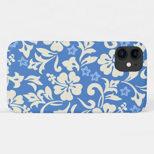 Kapalua Pareau Hawaiian Hibiscus Periwinkle Case-Mate iPhone Case (Achterkant (horizontaal))