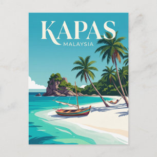 Kapas-eiland Maleisië Briefkaart