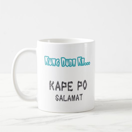 Kape Po Coffee Mug (Gauche)