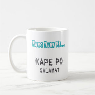 KAPE PO! Grappig wanneer in twijfel wordt geciteer Koffiemok