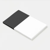 Kapitaal in koolstofvezel post-it® notes (Schuin)