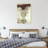 Kapitaal in Perzische stijl Canvas Afdruk (Insitu (Slaapkamer))