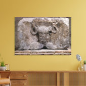 Kapitaal van de Nautes Pillar die kernnos afschild Canvas Afdruk (Insitu (Woonkamer))