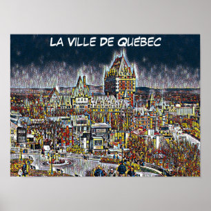 KAPITAALCOMIC-POP VAN QUEBEC POSTER