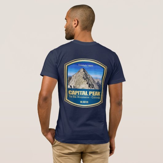 Kapitaalpiek (PF) T-shirt (Achterkant volledig)