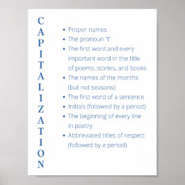 kapitalisatie-Poster Poster