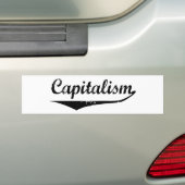 kapitalisme bumpersticker (Op auto)