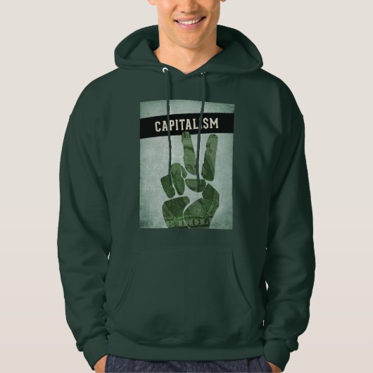 kapitalisme hoodie (Voorkant)