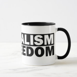 Kapitalisme is vrijheid mok