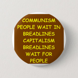kapitalisme ronde button 5,7 cm