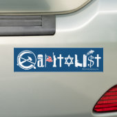 Kapitalistisch sticker (Op auto)