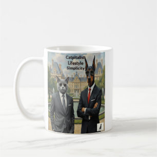 Kapitalistische levensstijl Eenvoud Koffiemok