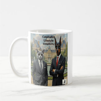 Kapitalistische levensstijl Eenvoud Koffiemok