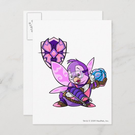 Kapitein 1 van het Faerieland Team Briefkaart (Voorkant / Achterkant)