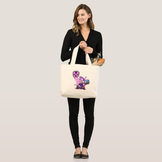 Kapitein 1 van het Faerieland Team Grote Tote Bag (Voorkant (model))