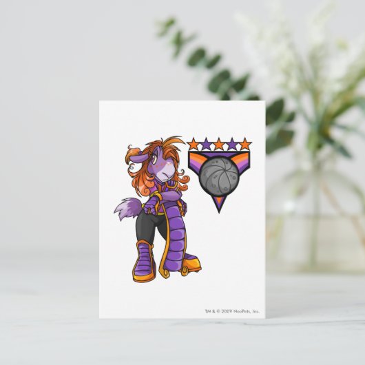 Kapitein 1 van het Kreludor Team Briefkaart (Staand voorkant)