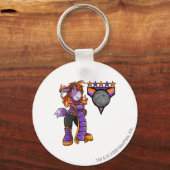 Kapitein 1 van het Kreludor Team Sleutelhanger (Voorkant)