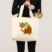 Kapitein 1 van het Tyrannia-team Grote Tote Bag (Voorkant (product))