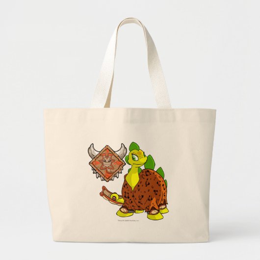 Kapitein 1 van het Tyrannia-team Grote Tote Bag (Voorkant)