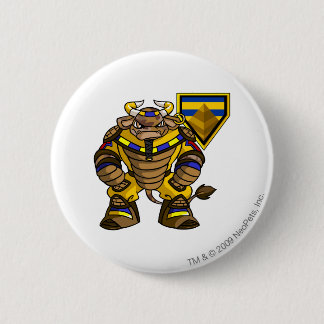 Kapitein 1 verloren woestijn ronde button 5,7 cm