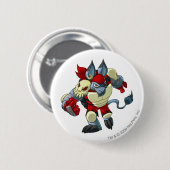 Kapitein 2 van het Krawk Island Team Ronde Button 5,7 Cm (Voorkant /achterkant)