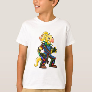 Kapitein 2 van het Roo-eilandteam T-shirt