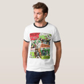 Kapitein Action Classic Ad T-shirt (Voorkant volledig)