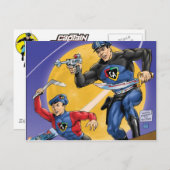 Kapitein Action Classic Briefkaart (Voorkant / Achterkant)